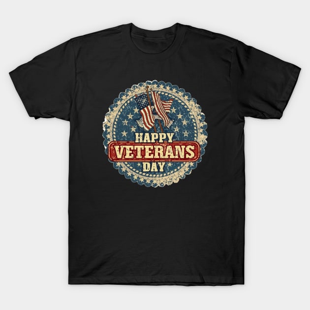 Happy Veterans Day T-Shirt by ArtfulDesign